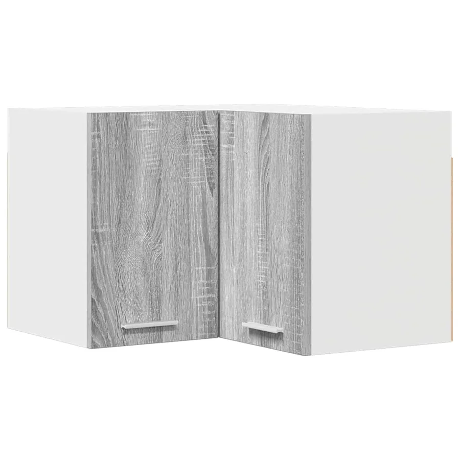 Armoire suspendue Gris Sonoma et Blanc 57 x 57 x 40 cm - 2
