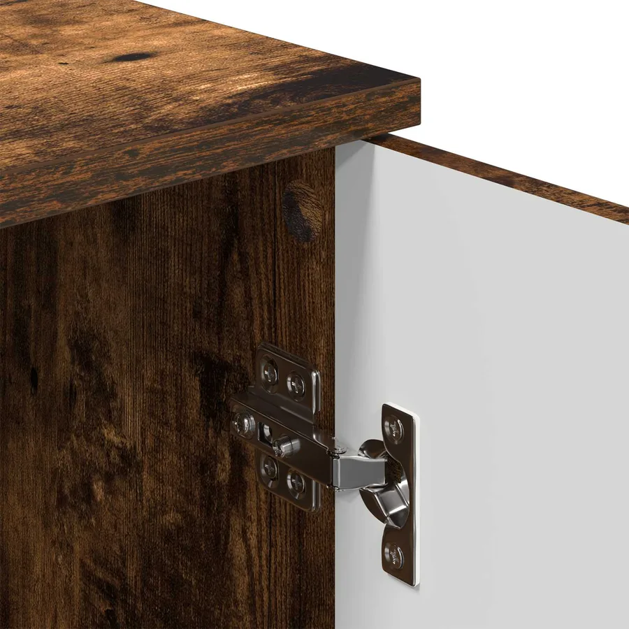 Cabinet de salle de bain Chêne fumé 30 x 31,5 x 61 cm - 11