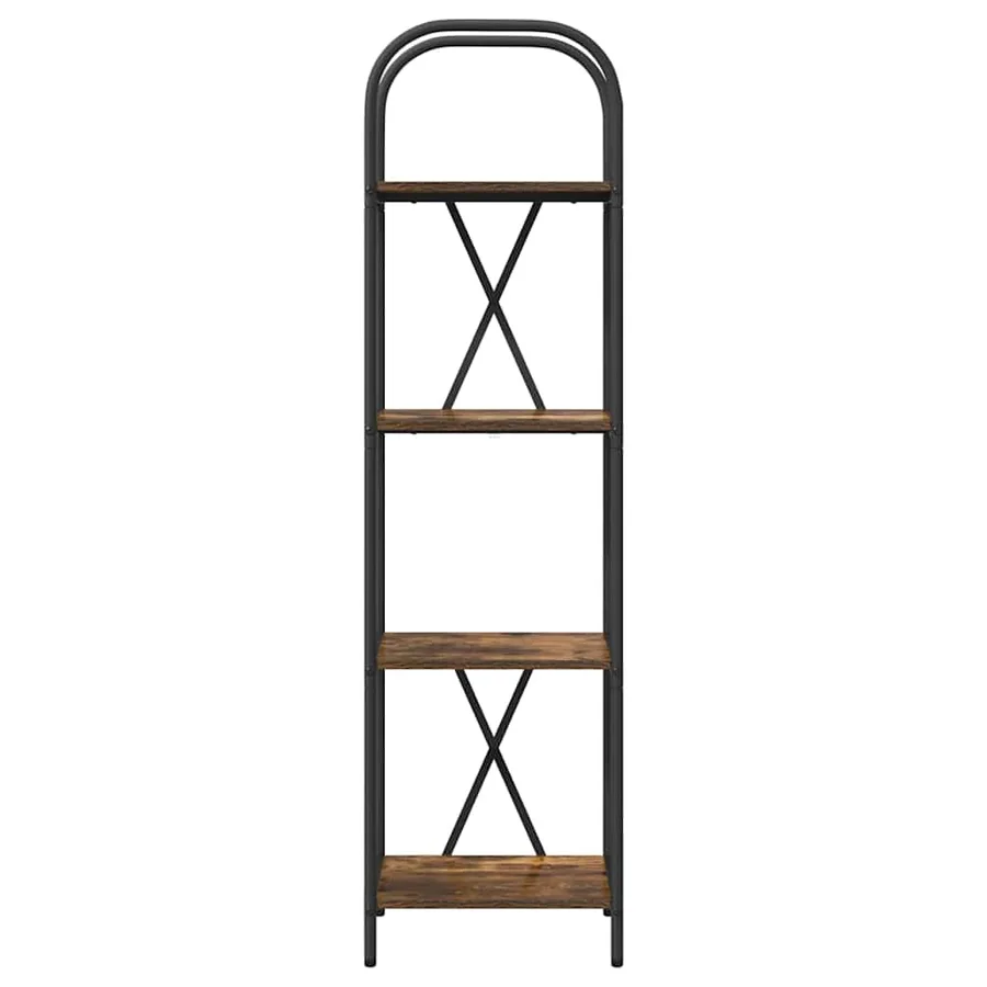 Étagère Chêne fumé 40 x 30 x 146 cm Bois d'ingénierie - 5