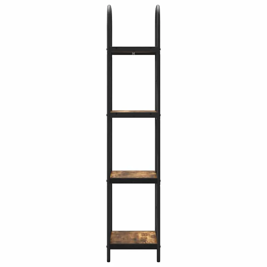 Étagère Chêne fumé 40 x 30 x 146 cm Bois d'ingénierie - 6