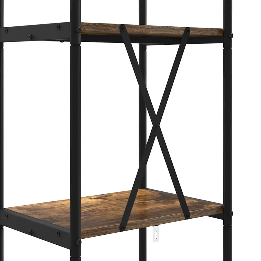Étagère Chêne fumé 40 x 30 x 146 cm Bois d'ingénierie - 9