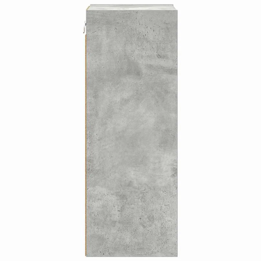 Armoire suspendue avec stockage Gris béton 30 x 29,5 x 80 cm - 6