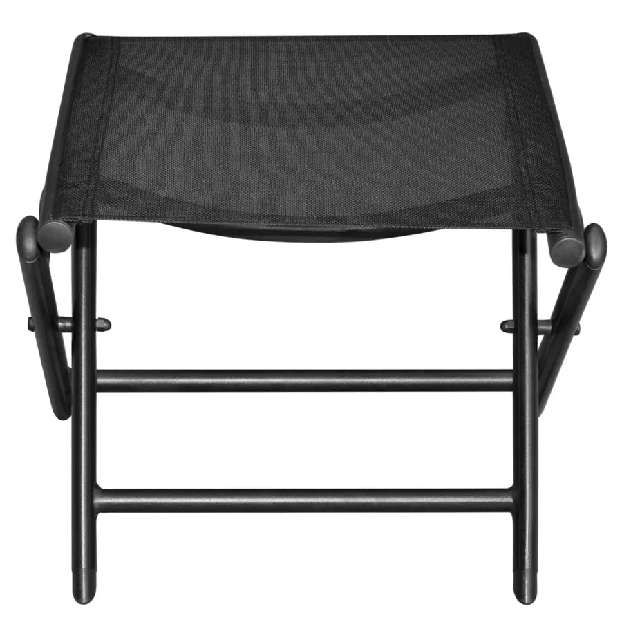 Repose-pied pliable Noir Aluminium - 3