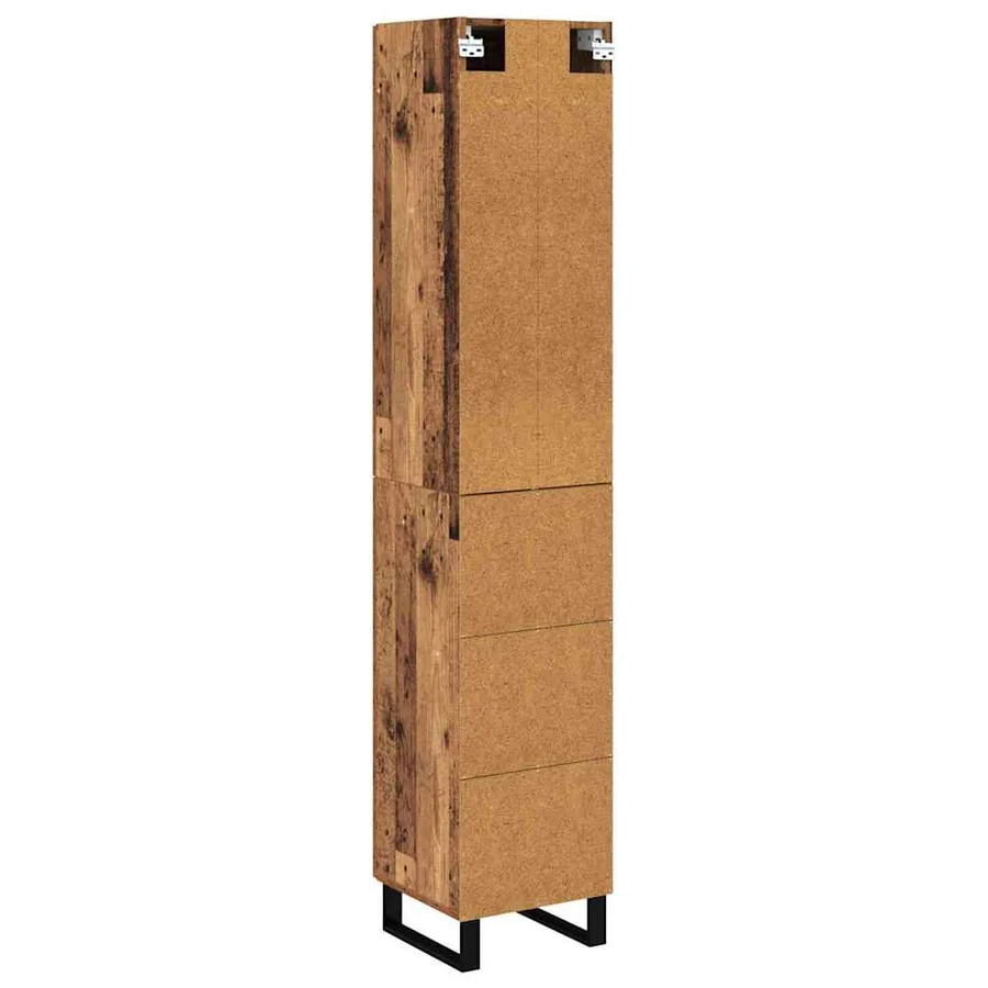 Haut Armoire Bois Ancien 34,5 x 34 x 180 cm Bois d'ingénierie - 8