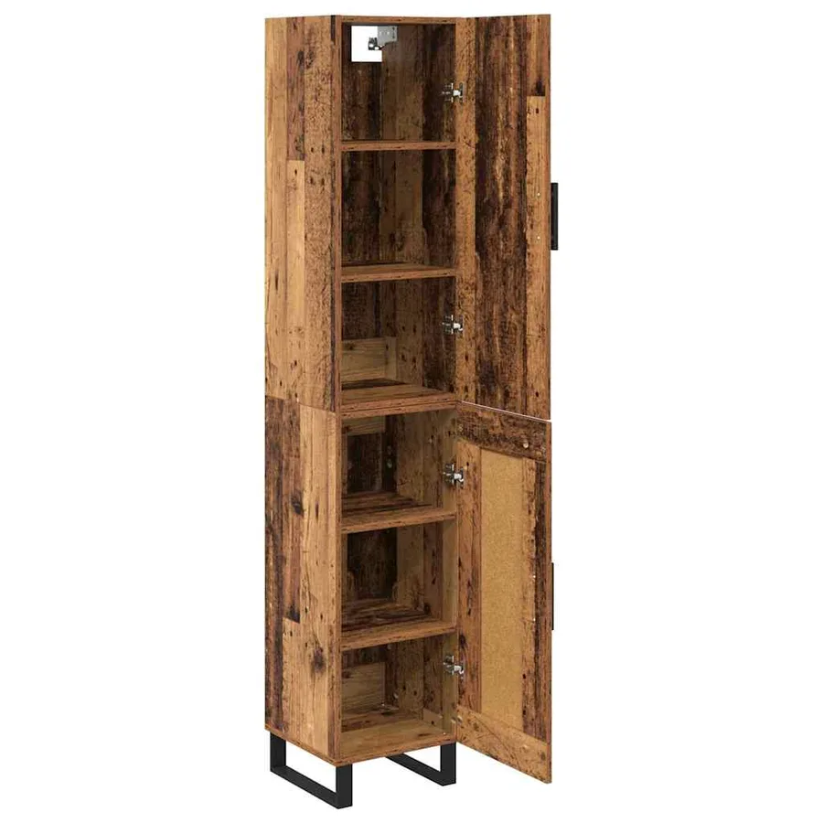 Haut Armoire Bois Ancien 34,5 x 34 x 180 cm Bois d'ingénierie - 5