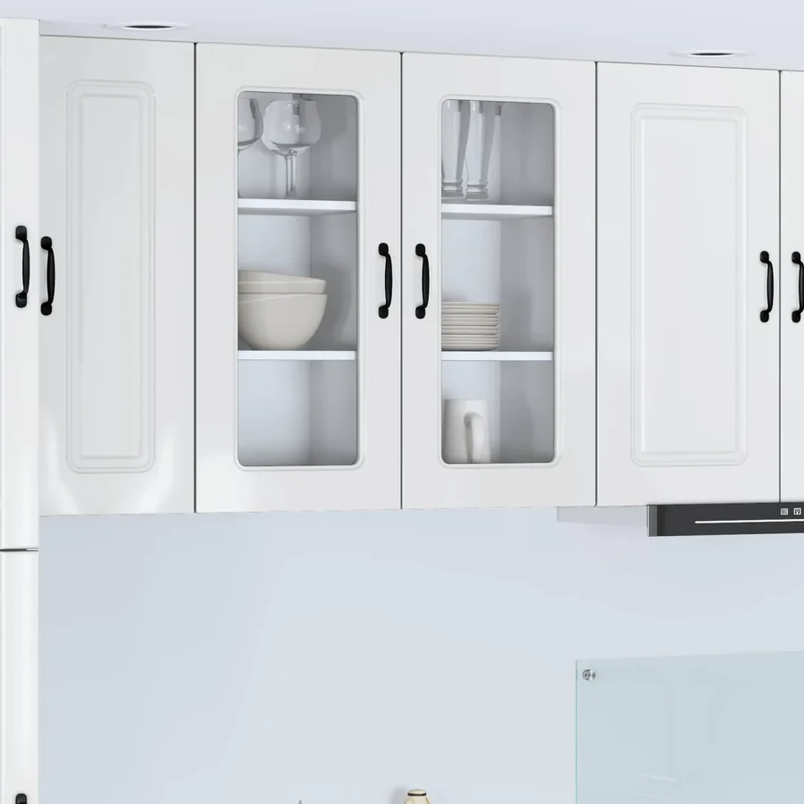 Panneau de lave-vaisselle Kalmar 2 pcs Blanc brillant