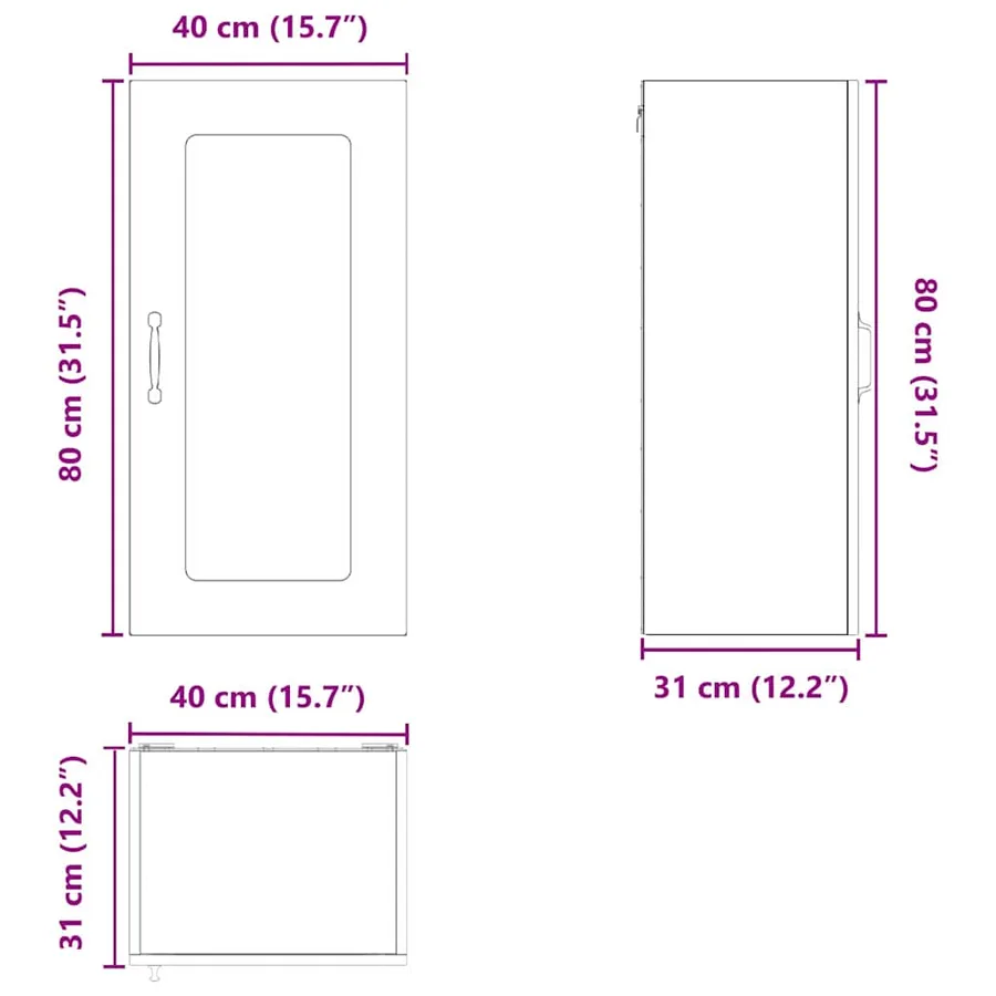 Panneau de lave-vaisselle Kalmar 2 pcs Blanc brillant - 15