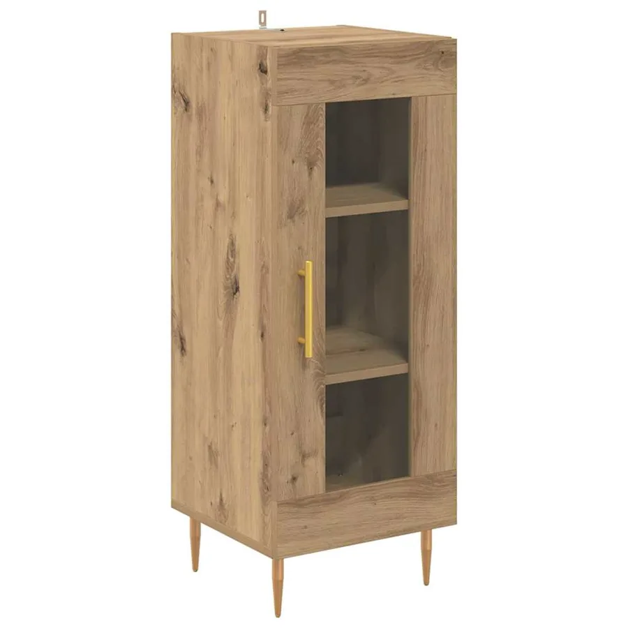 Haut Armoire 2 pcs Chêne artisanal 34,5 x 34 x 180 cm - 6