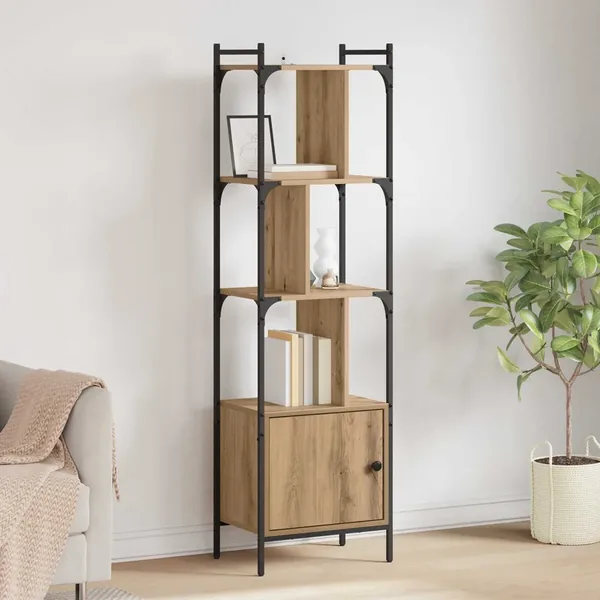Bibliothèque 6 niveaux 44,5 x 30 x 154,5 cm Bois d'ingénierie
