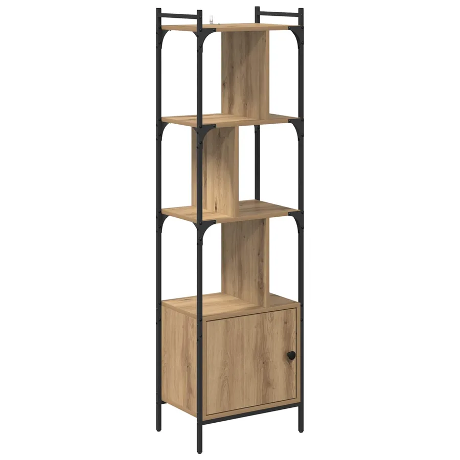 Bibliothèque 6 niveaux 44,5 x 30 x 154,5 cm Bois d'ingénierie - 2