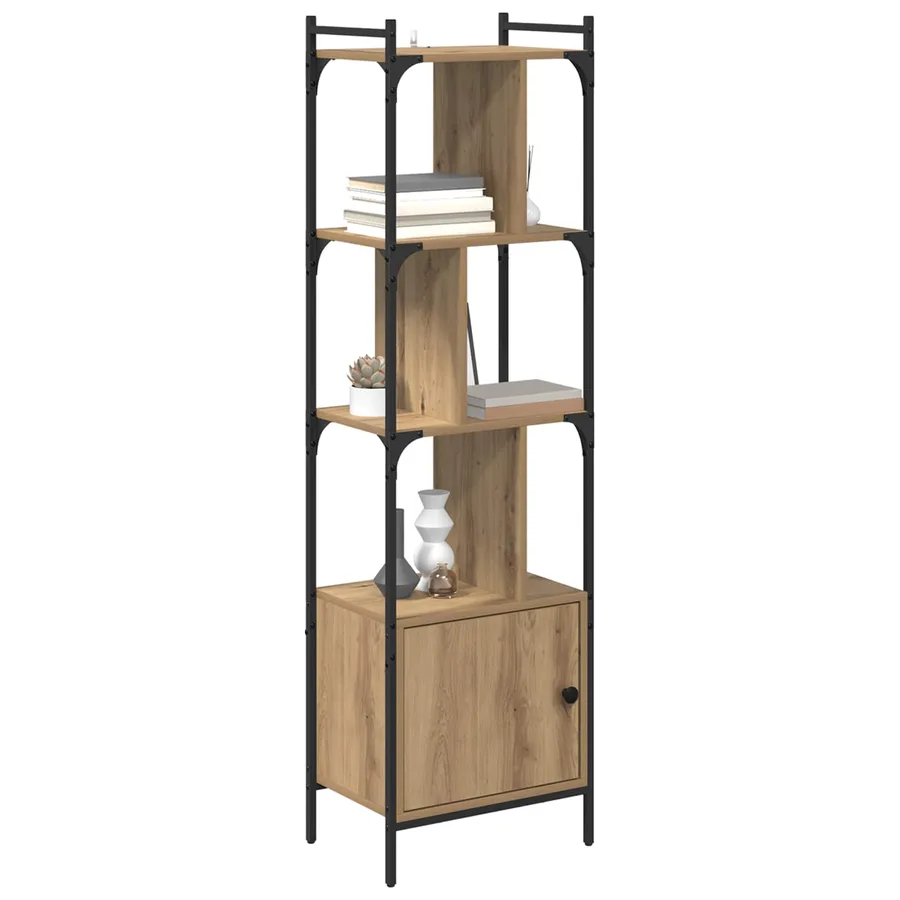 Bibliothèque 6 niveaux 44,5 x 30 x 154,5 cm Bois d'ingénierie - 3