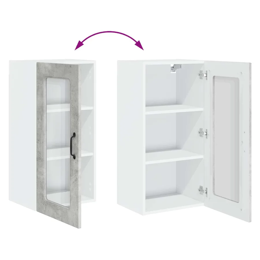 Panneau de lave-vaisselle Kalmar 2 pcs Gris béton - 11