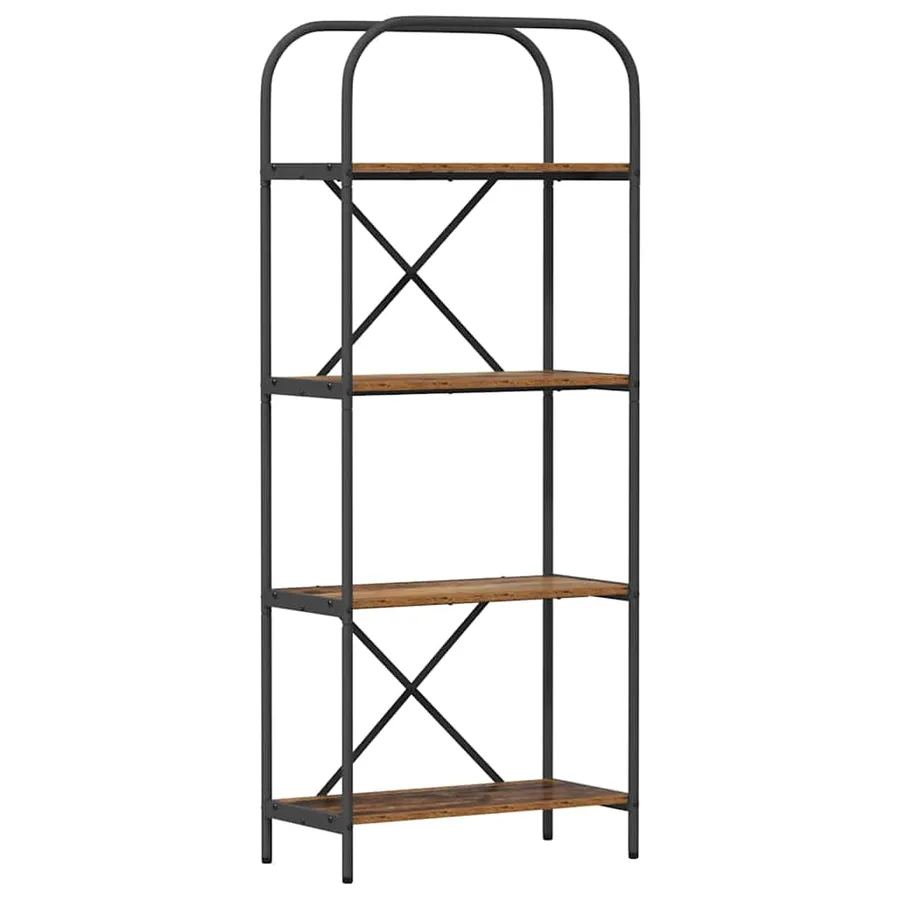 Étagère Bois ancien 60 x 30 x 146 cm Bois d'ingénierie - 2