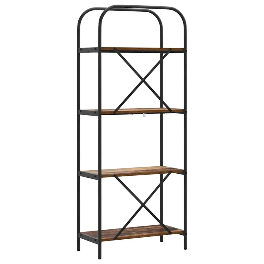 Étagère Bois ancien 60 x 30 x 146 cm Bois d'ingénierie - 7