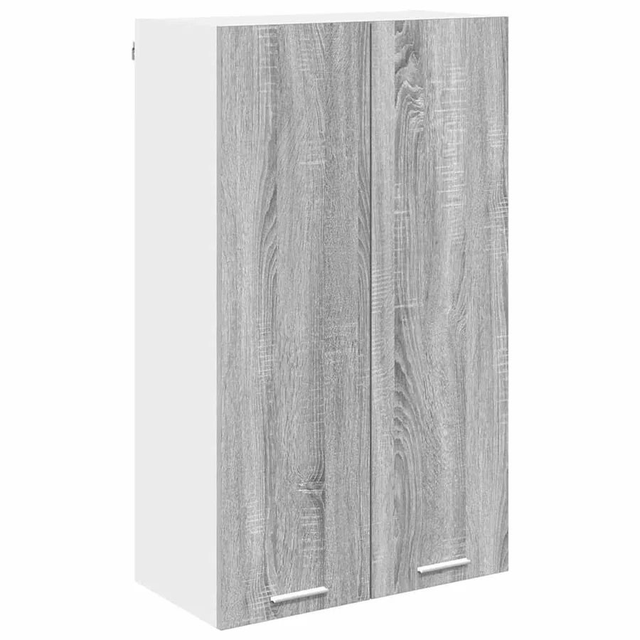 Armoire suspendue avec stockage Gris Sonoma 60 x 31 x 100 cm - 2