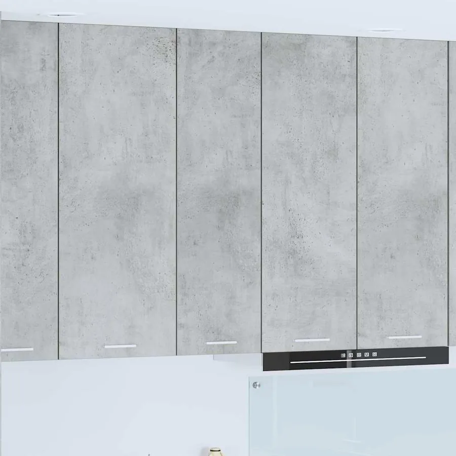 Armoire suspendue Gris béton 30 x 31 x 100 cm Bois d'ingénierie