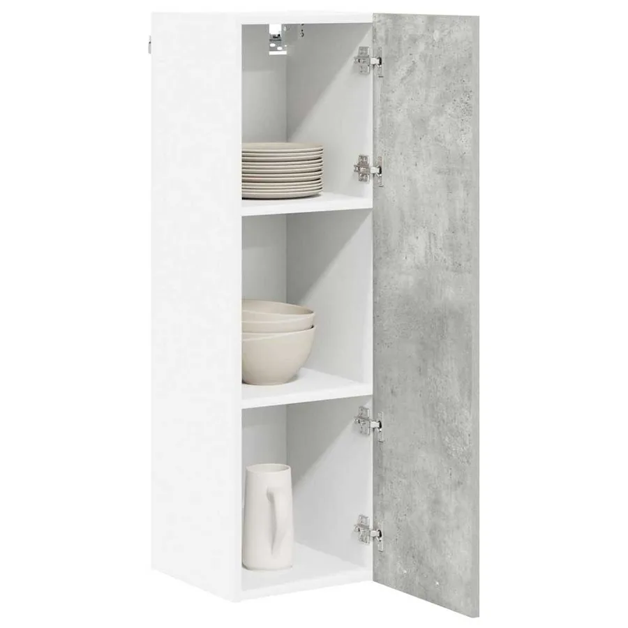 Armoire suspendue Gris béton 30 x 31 x 100 cm Bois d'ingénierie - 3