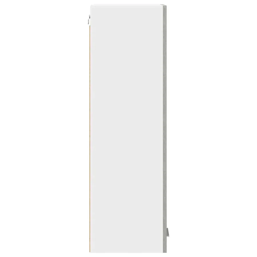 Armoire suspendue Gris béton 30 x 31 x 100 cm Bois d'ingénierie - 7