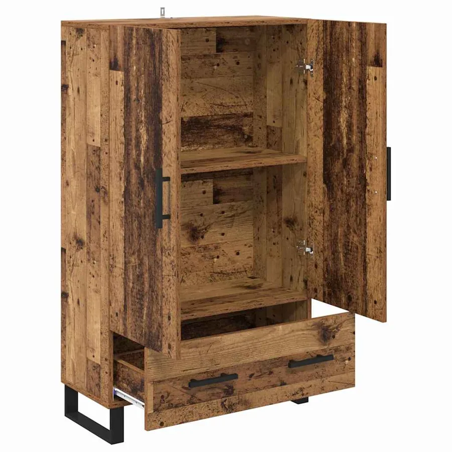 Haut Armoire Bois Ancien 69,5 x 30 x 115 cm Bois d'ingénierie - 5