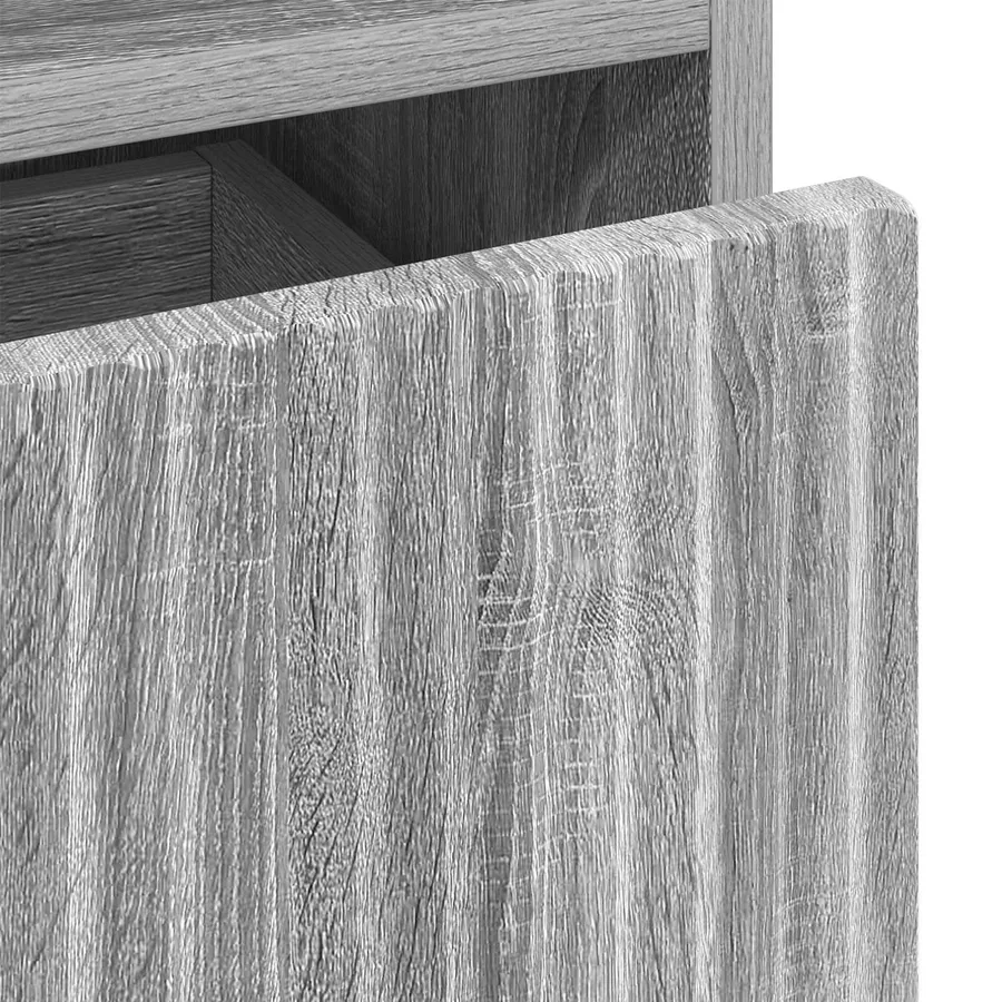 Cabinet de salle de bain Gris Sonoma 31,5 x 33 x 190 cm - 9