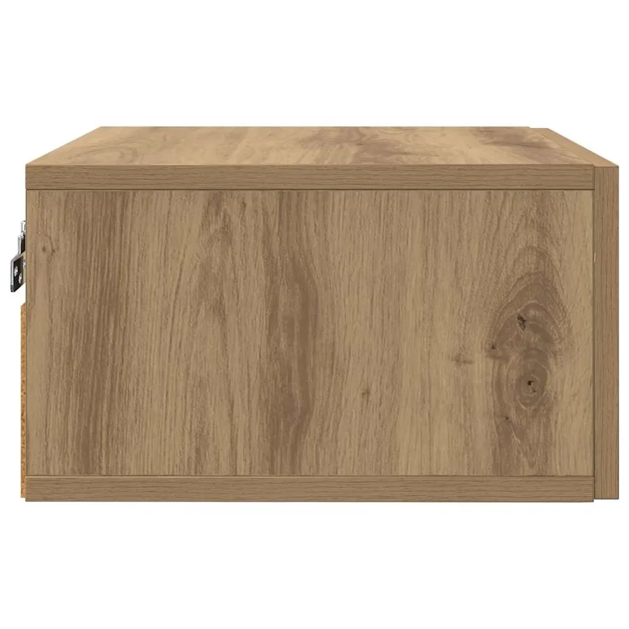 Cabinet de chevet chêne artisanal 35 x 35 x 20 cm - 7
