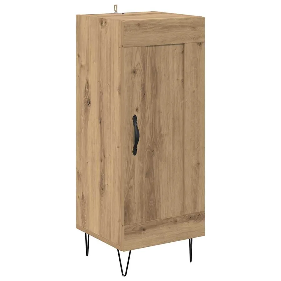 Haut Armoire Chêne artisanal 34,5 x 34 x 90 cm - 6