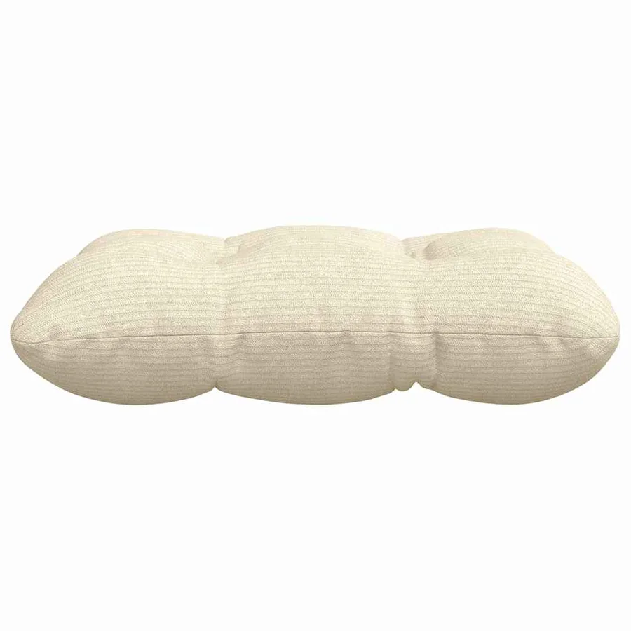 Coussins de siège 4 pcs Crème 45 x 45 cm - 6