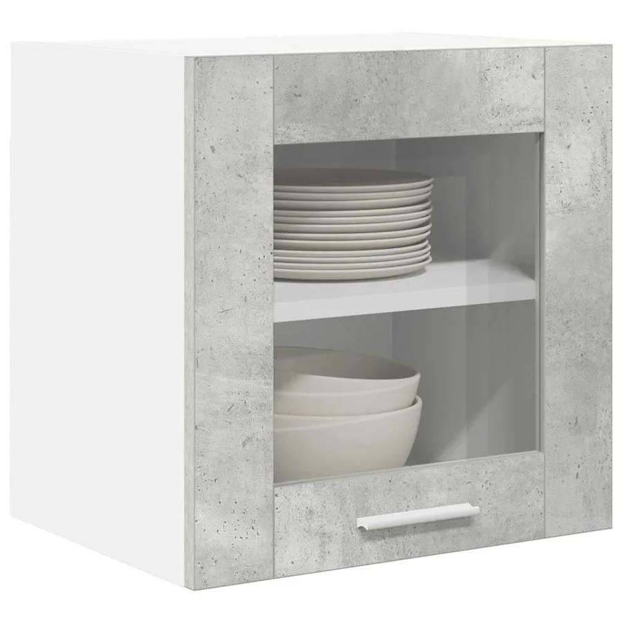 Armoire suspendue Riga 2 pcs Gris béton 40 x 31 x 40 cm - 3