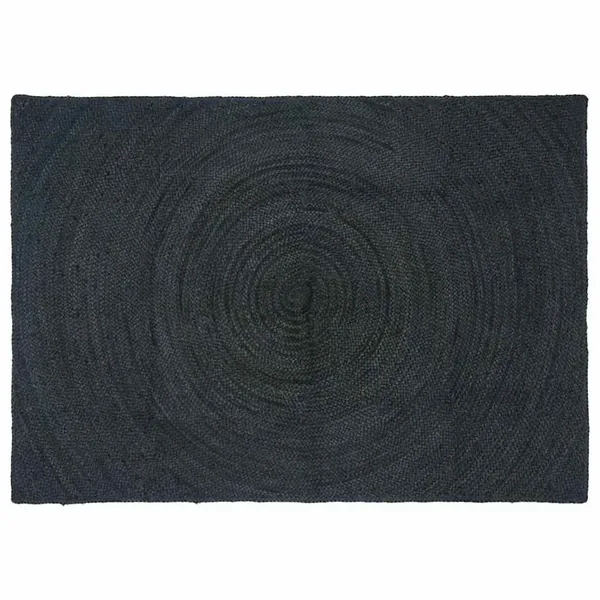 Tapis de surface Gris foncé 120 x 170 cm Jute
