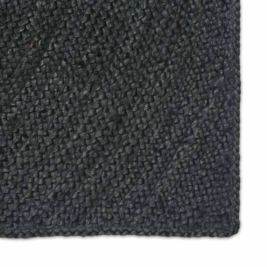 Tapis de surface Gris foncé 120 x 170 cm Jute - 5