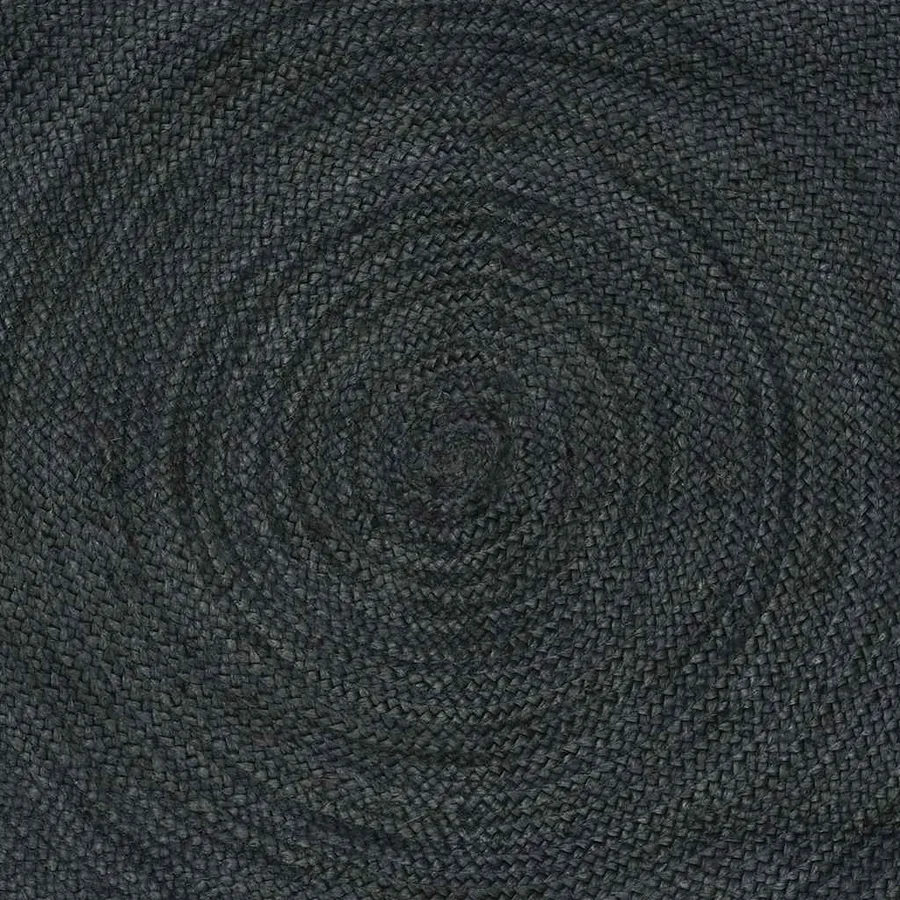 Tapis de surface Gris foncé 120 x 170 cm Jute - 8