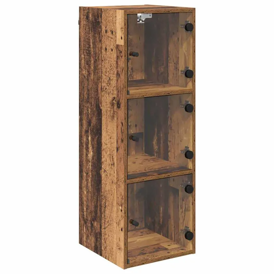 Meuble mural Bois Ancien 35 x 37 x 102 cm Bois d'ingénierie - 2