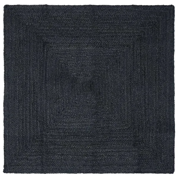 Tapis de surface Carré Gris foncé 160 x 160 cm Jute