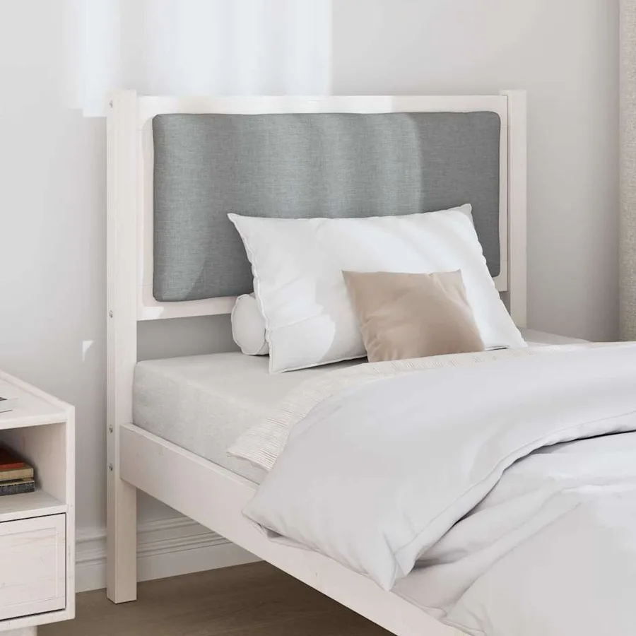 Tête de lit Autre Blanc 80 cm Bois massif en pin - 3