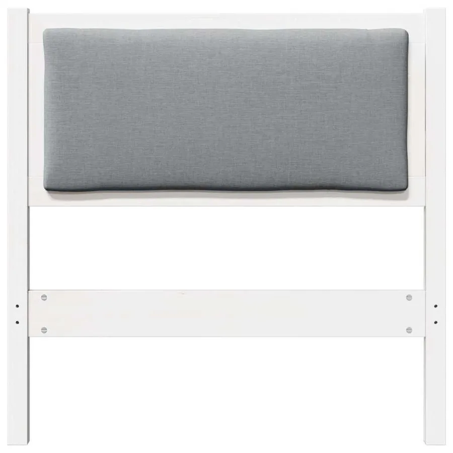 Tête de lit Autre Blanc 80 cm Bois massif en pin - 4
