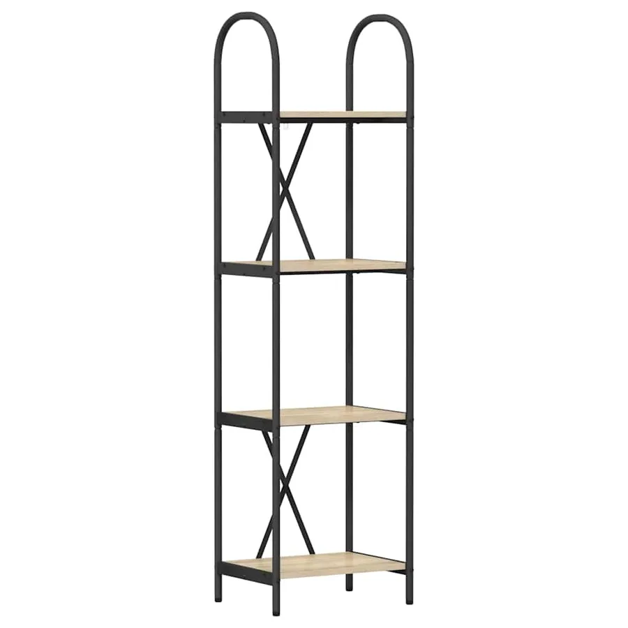Étagère Chêne Sonoma 40 x 30 x 146 cm Bois d'ingénierie - 2
