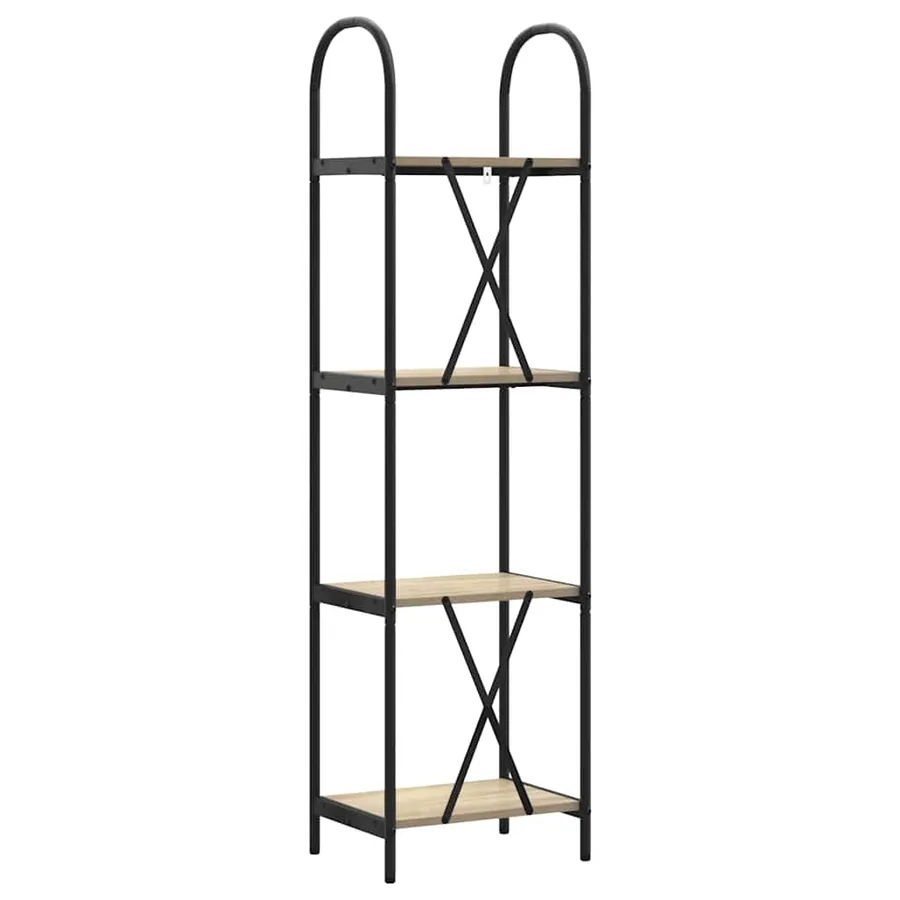 Étagère Chêne Sonoma 40 x 30 x 146 cm Bois d'ingénierie - 7