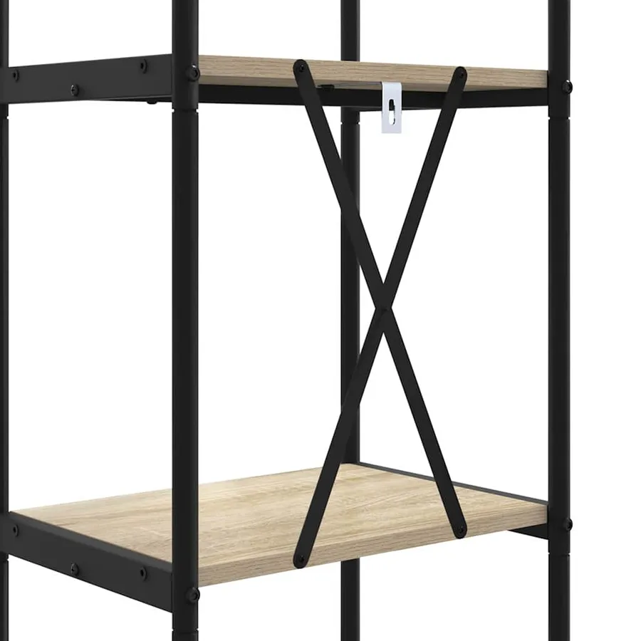 Étagère Chêne Sonoma 40 x 30 x 146 cm Bois d'ingénierie - 9