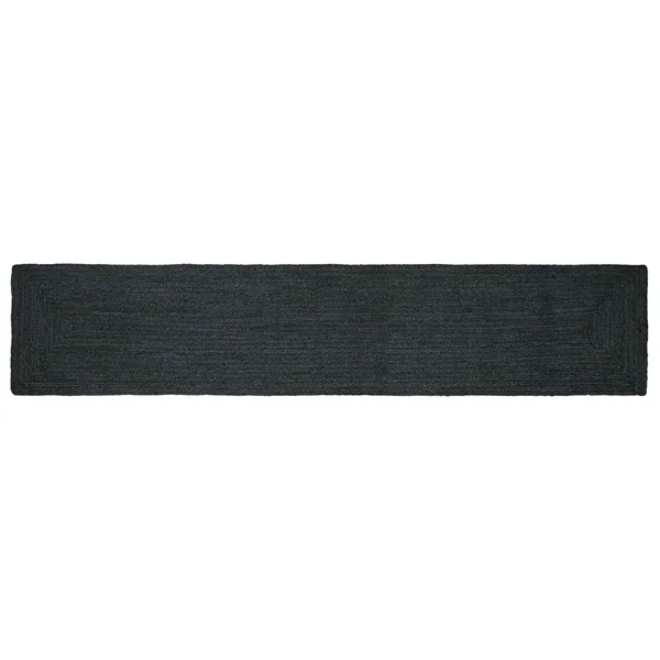 Tapis de surface Rectangulaire Gris foncé 80 x 400 cm Jute