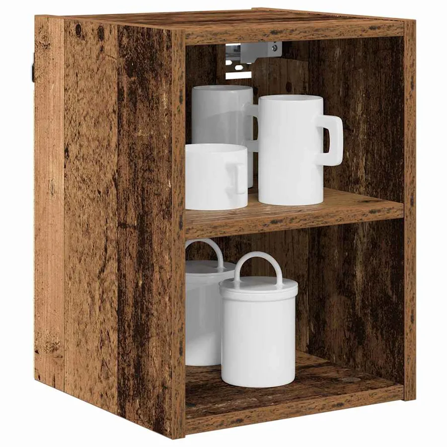 Armoire suspendue avec stockage Bois ancien 30 x 29,5 x 40 cm - 3