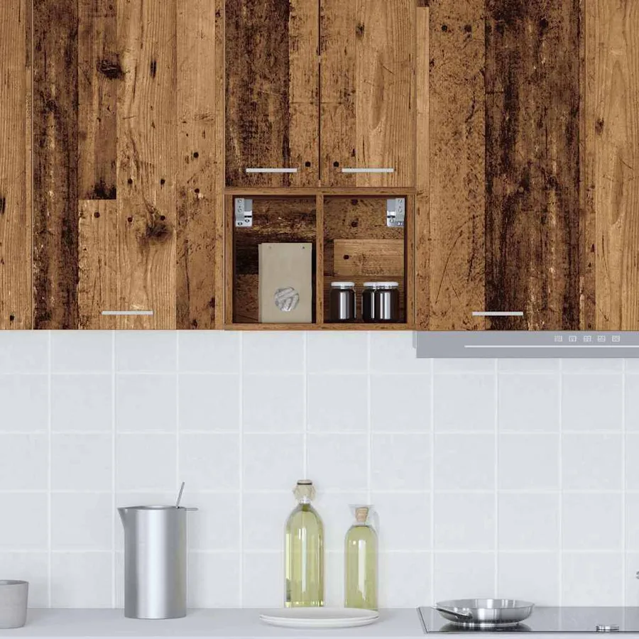 Armoire suspendue avec stockage Bois ancien 30 x 29,5 x 40 cm - 4