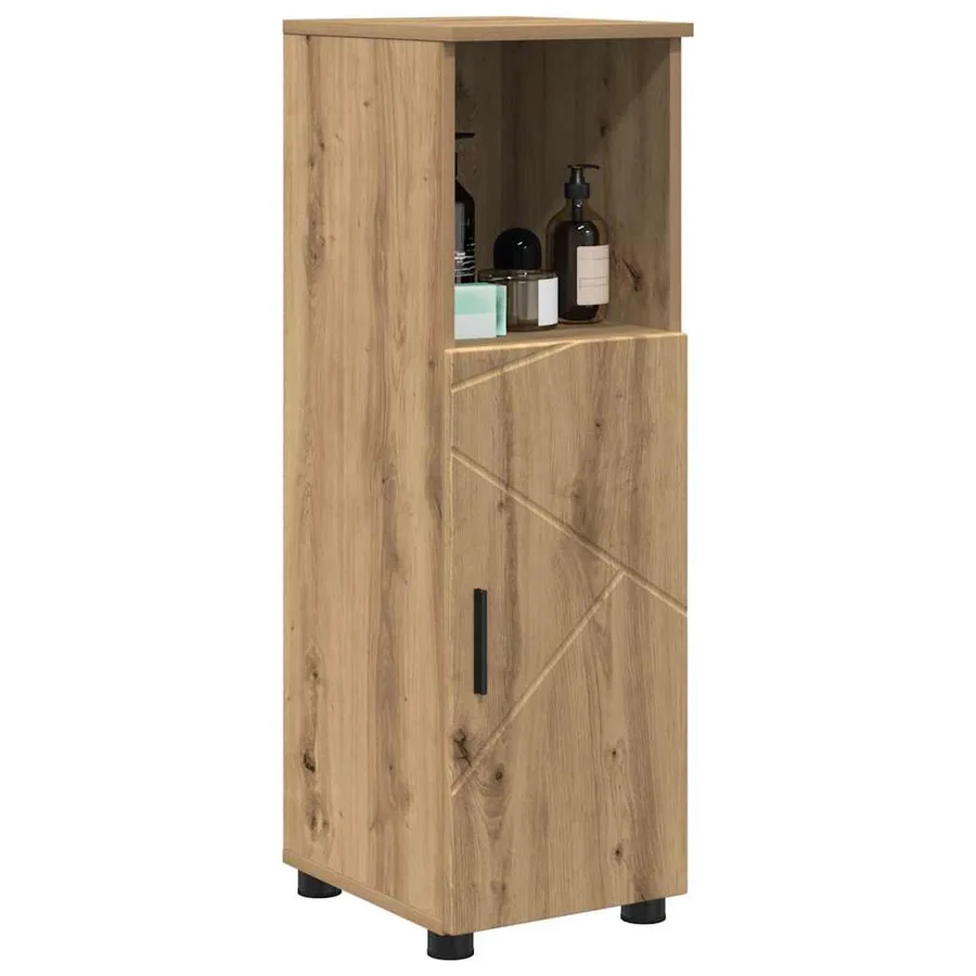 Cabinet de salle de bain Chêne artisanal 30 x 35 x 95 cm - 3