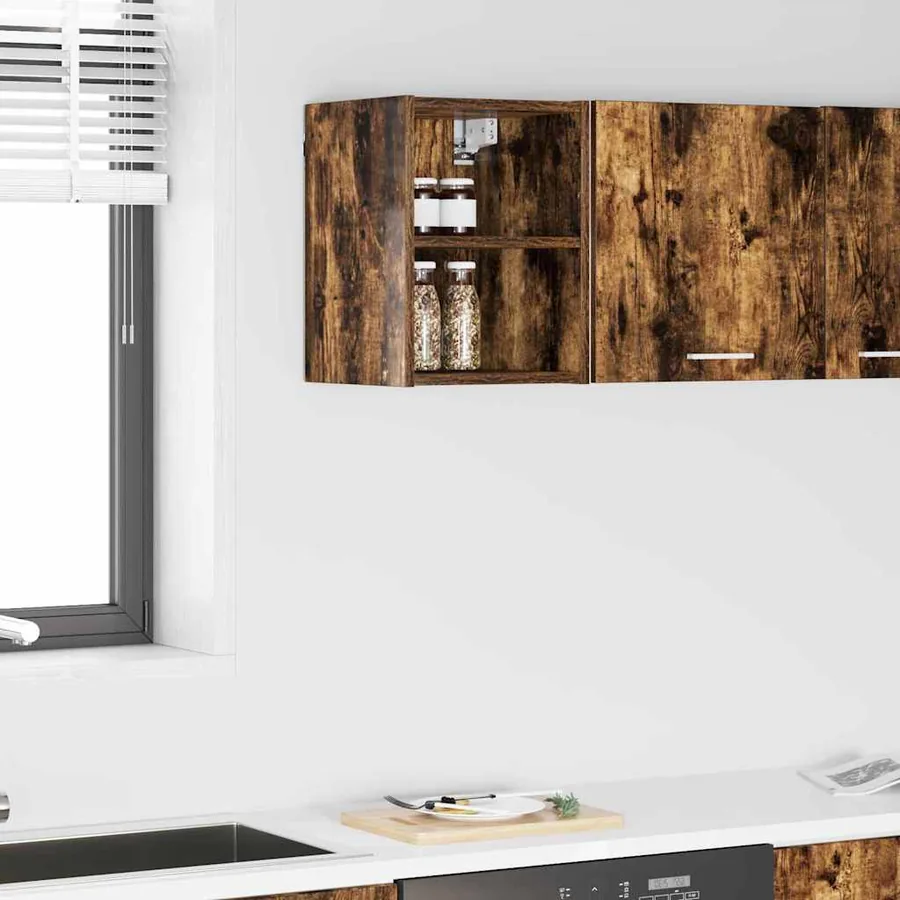 Armoire suspendue avec stockage Chêne fumé 30 x 29,5 x 40 cm