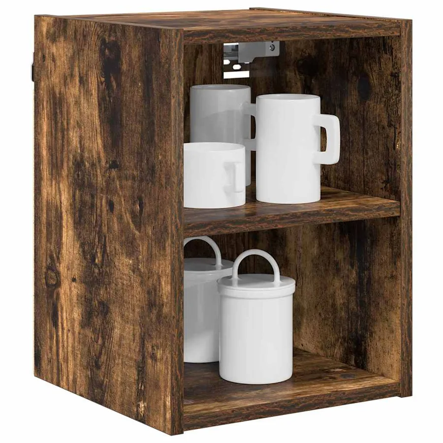 Armoire suspendue avec stockage Chêne fumé 30 x 29,5 x 40 cm - 3