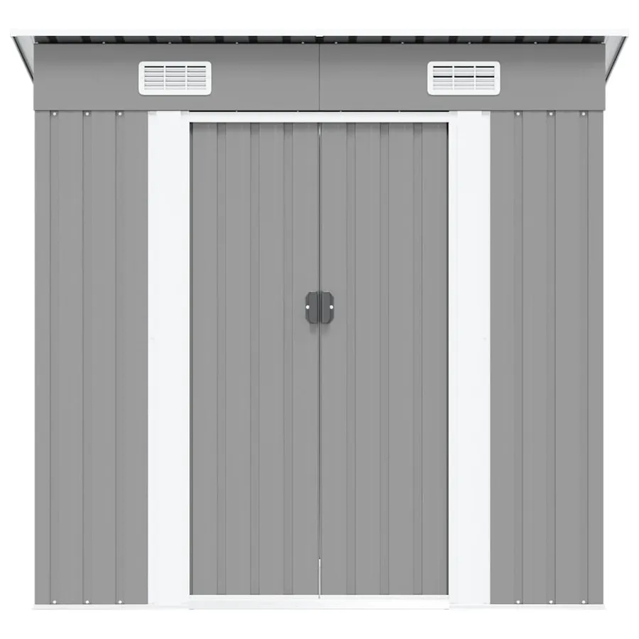 Abri de jardin Métal Gris - 5