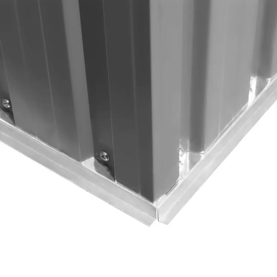 Abri de jardin Métal Gris - 8