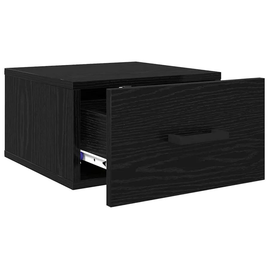 Cabinet de chevet avec tiroir 2 pcs Chêne noir 35 x 35 x 20 cm - 5