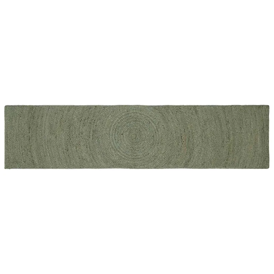 Tapis de surface Vert olive 60 x 300 cm Jute