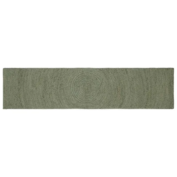 Tapis de surface Vert olive 60 x 300 cm Jute