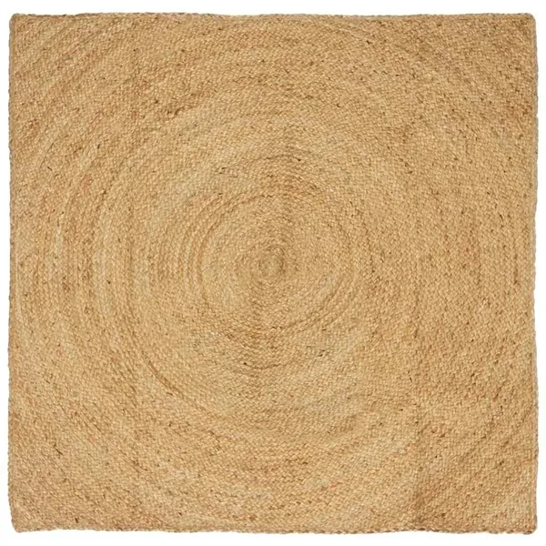 Tapis de surface Naturel 160 x 160 cm Jute